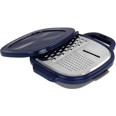 Choppers, Slicers & Graters on sale Oster Flat Bluemarine 3 Container Set Grater