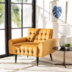 Yellow Armchairs Safavieh ACH4503B Amaris Armchair