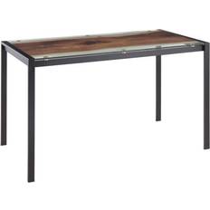 Black - Glasses Dining Tables Lumisource Live Edge Collection TB-LIVE EDGE Dining Table