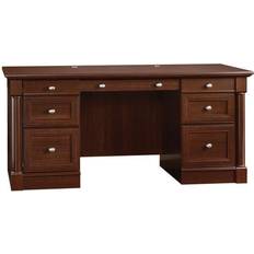 Cherry wood executive desks Sauder Palladia Traditional Executive Writing Desk