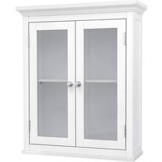 White Wall Cabinets Elegant Home Fashions Madison Removable Wooden Wall Cabinet