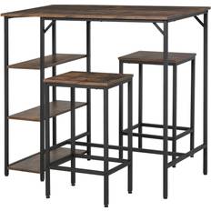 Dining Sets Homcom Industrial 3 Dining Set