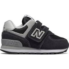 Scarpe per Bambini New Balance Kid's 574 Core Hook & Loop - Black with White