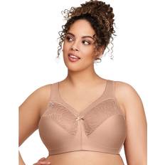 Glamorise MagicLift Naturlig Stöd-BH Trådlös Kafé - NEW