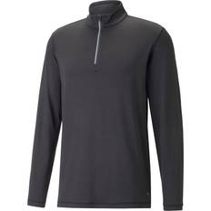 Golf Sweaters Puma Men's You V Golf 1/4 Zip Pullover - Black