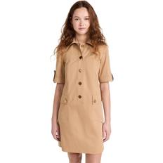 Tory Burch Camp Abiti Beige Donna