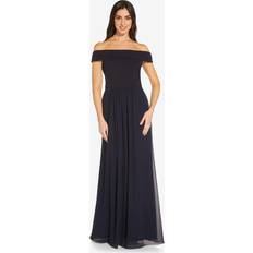 Adrianna Papell Crepe Chiffon Kjole