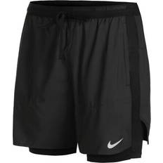 Nike men NIKE Dri-FIT Stride 18cm 2-in-1 Running Shorts Men - Black