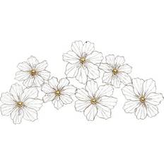 Iron Wall Decorations Deco 79 Floral Wall Decor 7