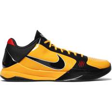 Nike Yellow Sport Shoes Nike Zoom Kobe 5 Protro Bruce Lee M - Del Sol/ Metallic Silver/Comet Red/Black