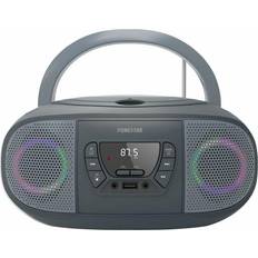 Gris Sistemas de Audio Fonestar Radio CD BOOM-GO-G 4 W 100-16.000 Hz