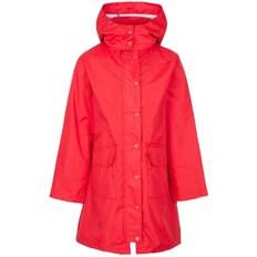 Red Rainwear Trespass Drizzling Waterproof Jacket