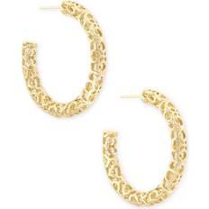 Kendra Scott Maggie Small Hoop Earrings - Gold