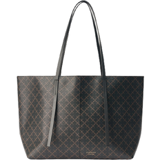 By Malene Birger Abigail Printed Tote Bag - Dark Chocolate