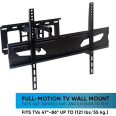 Tv mount for 86 inch tv Atlantic Full Motion Extendable Mount for 47-86