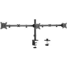 Soportes para Portátiles Gembird MA-D3-01 Adjustable Desk 3-Display Mounting Arm 17-27 Pulgadas