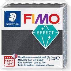 Fimo Polymer-Ton Fimo 6 x Staedtler Modelliermasse effect 57g grau metall