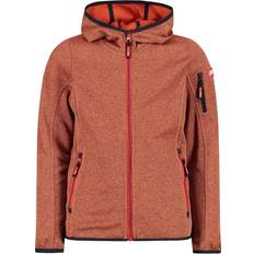 Orange Skaljackor Barnkläder CMP Kinder Knitted Hoodie Jacke