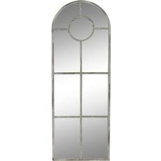 Vita Speglar Dkd Home Decor 42 Metall Vintage Fönster Väggspegel