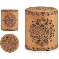 Marron Poufs Gift Decor Mandala Siddepuf