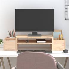 Skærmholder vidaXL Skærmholder massivt TV-bord