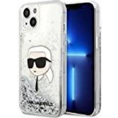 Plus plus glitter Karl Lagerfeld iPhone 14 Plus Glitter Head Silver