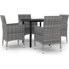 vidaXL 3099704 Matgrupp, 1 Bord inkl. 4 Stolar