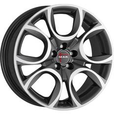 Mak Torino w Gun met-mirror face 7.5x17 5x98 ET35