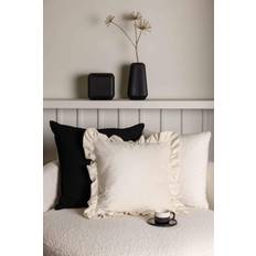 Venture Home Hailey Cushion Cover Poly Velvet Kuddöverdrag Vit (50x50cm)