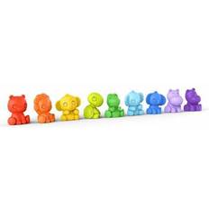 Bright Starts Giocattoli da bagno Bright Starts INIZI LUMINOSI TropicAnimals set di 9 animali giocattolo, 3m