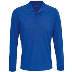 Sol's Prime Pique Long-Sleeved Shirt - Royal Blue