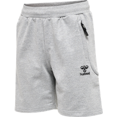 Gris Pantalons Hummel Short Coton Enfant Move Grid - Gris