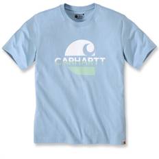 Carhartt C Graphic T-Shirt - Hellblau/Weiß