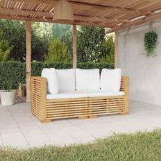 VidaXL Teak Modulsofaer vidaXL Hjørnesofaer 2 massivt teaktræ Modulsofa
