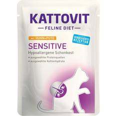 Kattovit Sensitive Pouch 6 Kyckling & kalkon