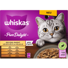 Whiskas Animali domestici Whiskas Pure Delight In Buste 144 x 85 G Umido Gatti - Spezzatino Di Pollame In Gelatina