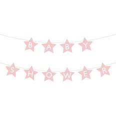 PartyDeco Banner Sign for Baby Shower Stars 290cm x 16.5cm