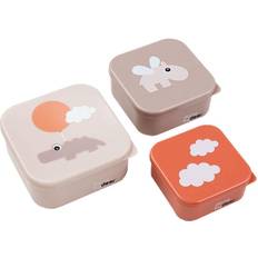 Done by Deer Happy Clouds Snackslådor 3-pack, Powder