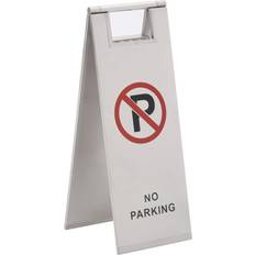 Werkplekborden vidaXL Waarschuwingsbord Niet Parkeren Inklapbaar Roestvrij Staal