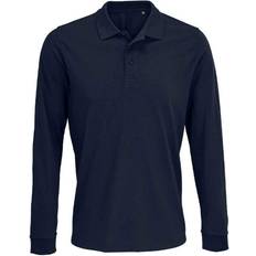 Sol's Prime Pique Long-Sleeved Shirt - French Navy