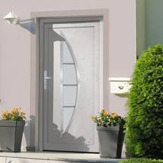 Doors vidaXL Front White 98 200 cm PVC External Door (x200cm)