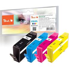 Hp 364xl sort Peach Blækpatron Kompatibel - Sort/Gul/Cyan/Magenta