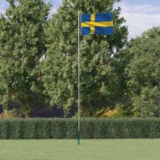 Fahnenmasten vidaXL Flagge Schwedens Mast 6,23 M