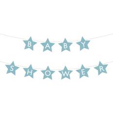 PartyDeco Ghirlanda baby shower blu 2,9m