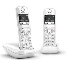 Téléphones Fixes Gigaset Téléphone Fixe AS690 Duo Blanc