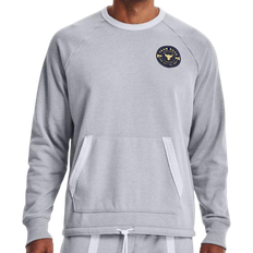 Under armour project rock Under Armour Project Rock Heavyweight Terry Crew Sweatshirt - Gray