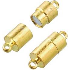 Magnetlås 8,0 mm 2 stk. Forgyldt