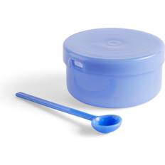 Bleu Saladiers Hay Borosilicate Avec Couvercle Jade Light Blue Saladier