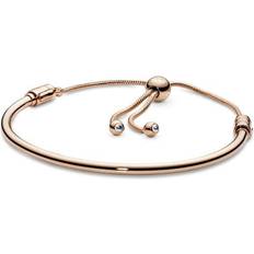 Pandora Moments Slider Bangle - Rose Gold/Transparent