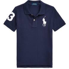 Polo Shirts Boy's Big Pony Pique Knit Polo, 4-7 NAVY